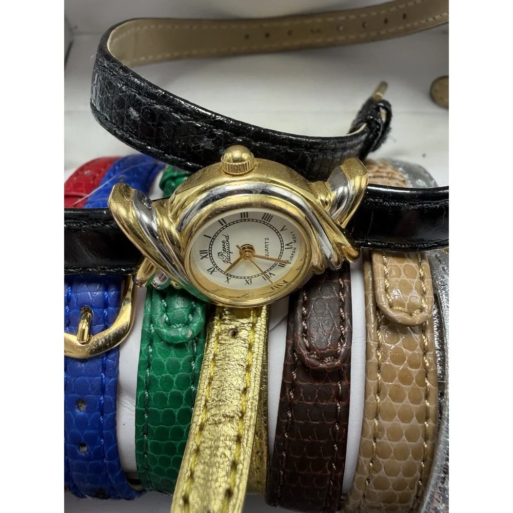 Pierre Jacquard Ladies Watch Replaceble Bands New Battery 20MM 6.5